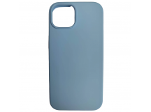 Чехол силиконовый iPhone 15 Silicone Cover Nano 2mm светло-голубой