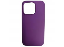 Чехол силиконовый iPhone 15 Pro Silicone Cover Nano 2mm фиолетовый