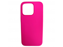 Чехол силиконовый iPhone 15 Pro Silicone Cover Nano 2mm фуксия