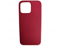 Чехол силиконовый iPhone 15 Pro Max Silicone Cover Nano вишневый