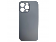 Чехол силиконовый iPhone 15 Pro Max Silicone Cover Nano серый