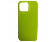 Чехол силиконовый iPhone 16 Pro Max Silicone Cover Nano 2mm салатовый