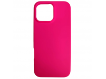 Чехол силиконовый iPhone 16 Pro Max Silicone Cover Nano 2mm фуксия