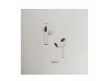 Беспроводные TWS наушники RECRSI RW-04 (4 ч/300 mAh) белые