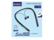 Беспроводные спорт наушники RECRSI RE-NY033 (40 ч/180 mAh) черные