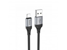 Кабель USB - Apple lightning Hoco X102 черный 1м