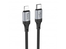 Кабель USB-C Hoco X102 Apple PD черный 1м