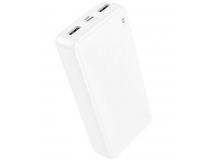 Внешний аккумулятор 20000 mAh BOROFONE BJ55A (2USB/PD/Micro/LED инд.бат) белый