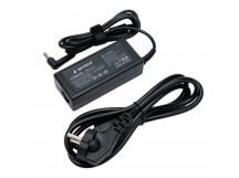 Блок питания импульсный 19,0В, 3,42А, 65Вт (шт.2,5х5,5мм.,гн.С5,3pin, с сетевым шнуром, для Asus, To