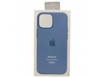 Чехол iPhone 13 Silicone Case MagSafe OR с Анимацией Blue Fog