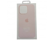 Чехол iPhone 14 Pro Silicone Case MagSafe OR с Анимацией Chalk Pink