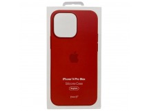 Чехол iPhone 14 Pro Max Silicone Case MagSafe OR с Анимацией Red