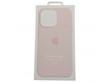 Чехол iPhone 15 Pro Max Silicone Case MagSafe OR с Анимацией Light Pink