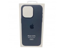 Чехол iPhone 16 Pro Silicone Case MagSafe OR с Анимацией Lake Green