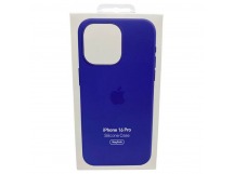 Чехол iPhone 16 Pro Silicone Case MagSafe OR с Анимацией Ultramarine