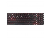 Клавиатура Acer Nitro 5 AN515-58 с красной подсветкой (узкий шлейф клавиатуры)