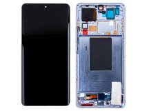 Дисплей для Xiaomi 12 Pro (2201122G) модуль с рамкой Голубой - OR (SP)