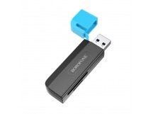КартРидер BOROFONE DH9 2в1 (Micro SD/SD) USB 3.0 голубой