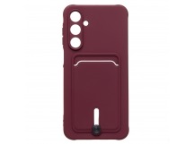 Чехол-накладка - SC304 с картхолдером для "Samsung Galaxy A16 5G" (bordo) (237554)