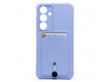 Чехол-накладка - SC304 с картхолдером для "Samsung Galaxy S24FE" (light violet) (237267)