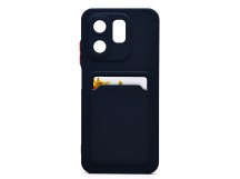 Чехол-накладка - SC337 с картхолдером для "Infinix Smart 9 4G" (dark blue) (236971)