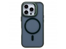 Чехол-накладка - SM026 SafeMag для "Apple iPhone 16 Pro" (dark green) (236451)