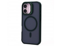 Чехол-накладка - SM026 SafeMag для "Apple iPhone 16" (dark green) (236456)