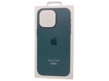 Чехол для iPhone 16 Pro Max Silicone Case, Magsafe, lake green