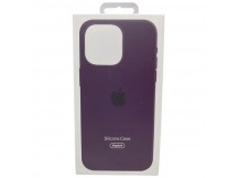 Чехол для iPhone 16 Pro Max Silicone Case, Magsafe, фиолетовый