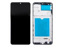 Дисплей для Samsung Galaxy A22 4G (A225F) модуль с рамкой Черный - (In-Cell)