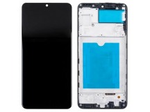 Дисплей для Samsung Galaxy A22 4G (A225F) модуль с рамкой Черный - (In-Cell)