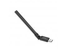 Адаптер WiFi4 Hoco HI32 антенна беспроводной сети черный