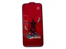 Защитное стекло iPhone 16 Pro Max (Monkey King ESD) тех упаковка Черное