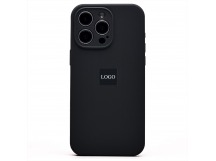 Чехол-накладка Soft Touch с закрытой камерой для Apple iPhone 15 Pro Max (dark gray)