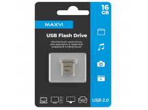 16GB накопитель MAXVI MM серебристый