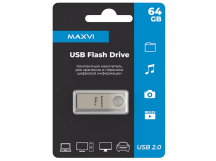 64GB накопитель MAXVI MK серебристый