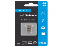 64GB накопитель MAXVI MM серебристый