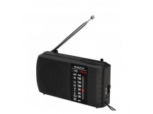 Радиоприемник MAXVI PR-03 (AM/FM/2 х АА) черный