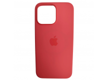 Чехол силиконовый Silicone Case MagSafe ORG iPhone 15 Pro Max коралловый