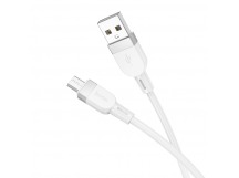 Кабель USB - Micro USB HOCO X109 "Energy"  (2.4A, 100см) белый