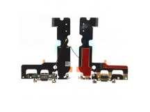 Шлейф для iPhone 7 Plus + разъем зарядки (черный) 100%