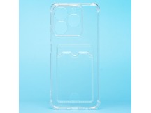 Чехол-накладка - SC276 с картхолдером для "Realme C63 4G" (transparent) (236931)