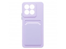 Чехол-накладка - SC337 с картхолдером для "Honor X5b/X5b Plus" (light violet) (238309)