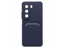 Чехол-накладка - SC337 с картхолдером для "Infinix Hot 50 4G" (dark blue) (237578)