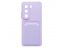 Чехол-накладка - SC337 с картхолдером для "Infinix Hot 50 4G" (light violet) (237579)