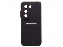 Чехол-накладка - SC337 с картхолдером для "Infinix Hot 50 5G" (black) (237598)