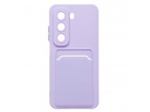 Чехол-накладка - SC337 с картхолдером для "Infinix Hot 50 5G" (light violet) (237600)