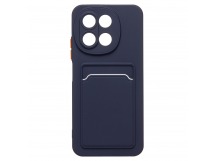 Чехол-накладка - SC337 с картхолдером для "Tecno Spark 30 5G" (dark blue) (237662)