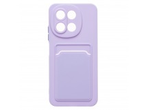 Чехол-накладка - SC337 с картхолдером для "Tecno Spark 30 5G" (light violet) (237663)