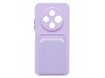Чехол-накладка - SC337 с картхолдером для "Tecno Spark 30C 4G" (light violet) (237705)
